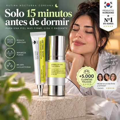 Retinal + Retinol Shot | Set y formatos individuales